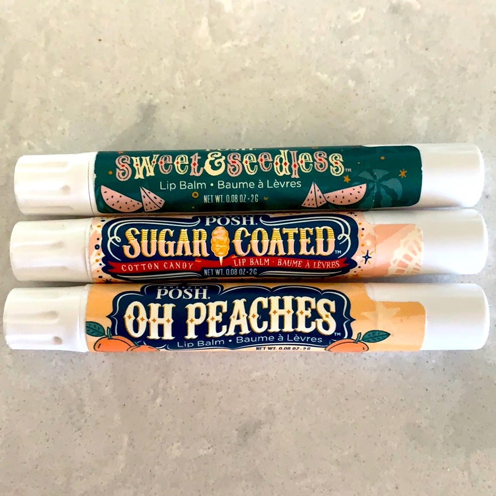 Perfectly Posh Lip Balms - Set of 3!